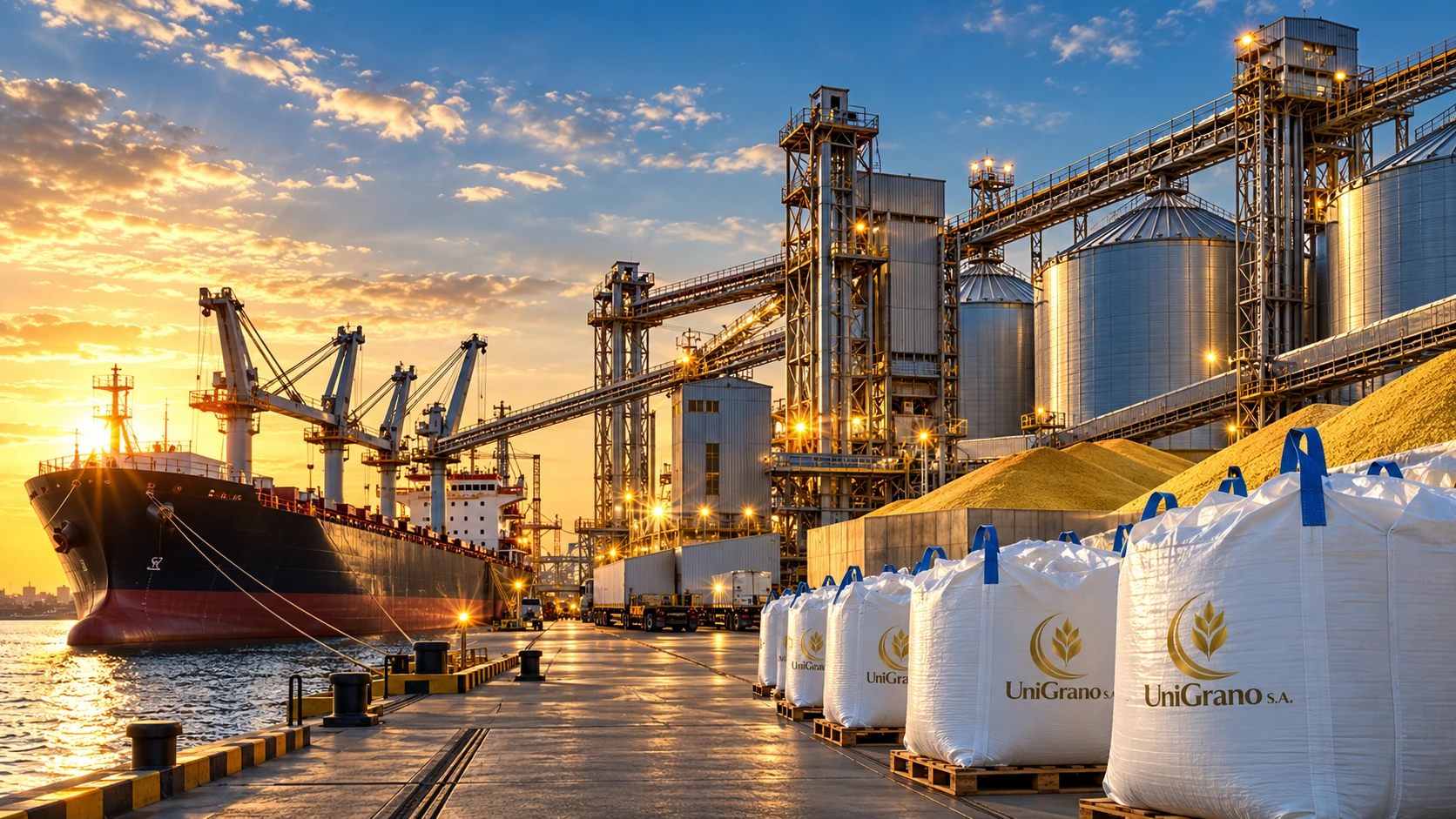 Container vessel and global trade network