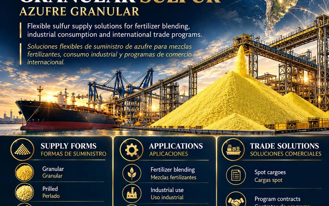 Granular sulfur